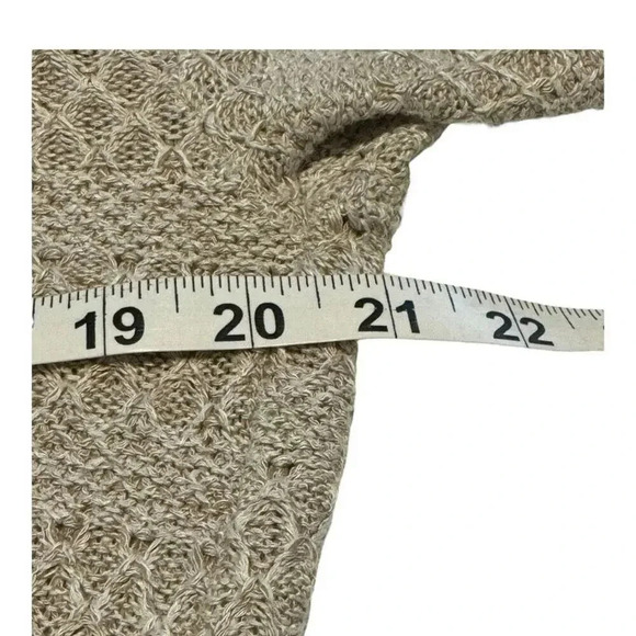 American Eagle Outfitters Size XS Oatmeal‎ Colored Open Front Knit Cardigan - Picture 5 of 7